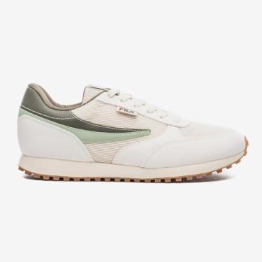 Imagem de Tenis Fila Renno Classic Masculino, Gardenia/Olive Night/Reseda, 44