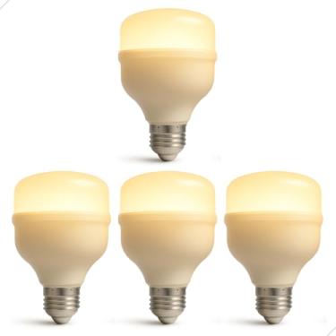 Imagem de Lâmpada Led Bulbo 40w 3000k Branco Quente Bivolt 127v e 220v Luz Amarela para Ambientes Aconchegantes E27 Econômica (4)