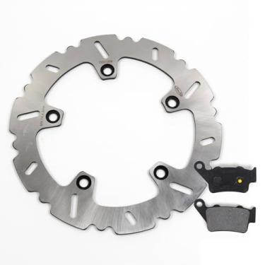 Imagem de Rotor e pastilhas de disco de freio traseiro Arashi para BMW F800GT 2013-2014, F800GS 2009-2015 Adventure 13-15, F700GS 2013-2015, F650GS 2011, acessórios de substituição de motocicleta
