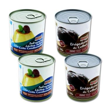 Imagem de Misto leite condensado e brigadeiro de colher hue - kit 4 unidades