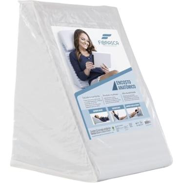 Imagem de Encosto Anatômico, Triangular, Leitura, Pós Cirurgico,Branco, BraSoft