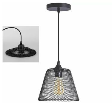 Imagem de Lustre Pendente Cupula Abajur Decoraçao Casa Sala