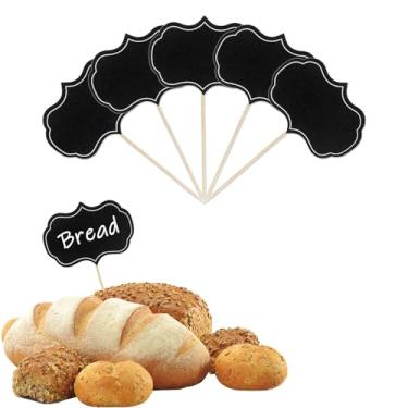 Imagem de 50 Pieces Chalkboard Cheese Markers for Charcuterie Boards, Buffet Labels, and Party Decorations, Blank Toothpick Flags, Cupcake Toppers Picks for Weddings, Birthdays, and Appetizer Signs