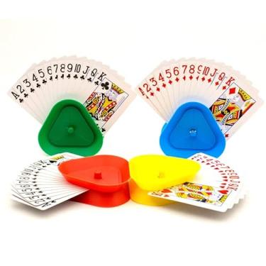 Imagem de Kit com 4 Suporte Segurador Para Baralho E Cartas