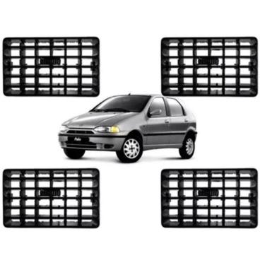 Imagem de Kit 4 Difusor Ar Painel Palio Siena 1996 98 99 00 01 02 2003