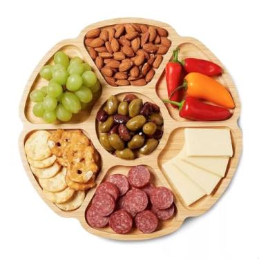 Imagem de Petisqueira Aurea de Bambu 7 Cavidades Resistente Natural