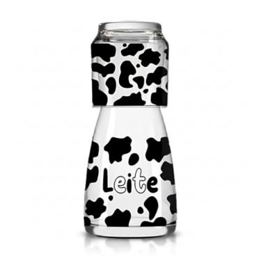 Imagem de Kit Moringa Vidro com Copo Estampada Moo