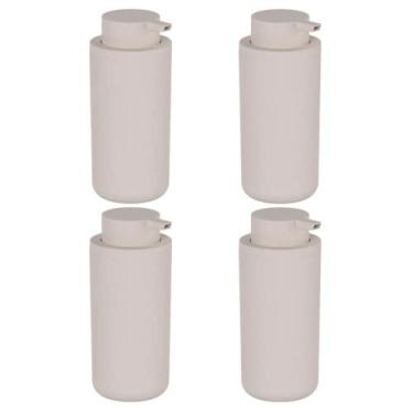 Imagem de 4X Dispenser De Parede Sabonete Detergente Ou Bege 500Ml