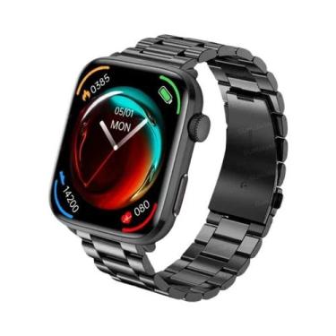 Imagem de Relógio Inteligente Bluetooth Masculino Com Tela HD AMOLED, GPS, Monit