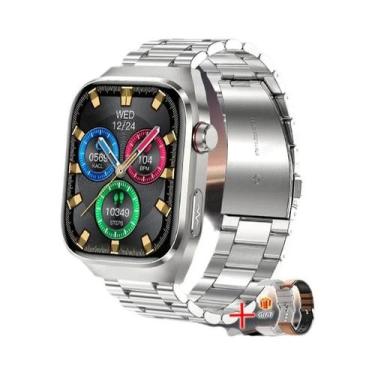 Imagem de Relógio Inteligente Masculino Para Saúde Com ECG, Pressão Arterial, Li