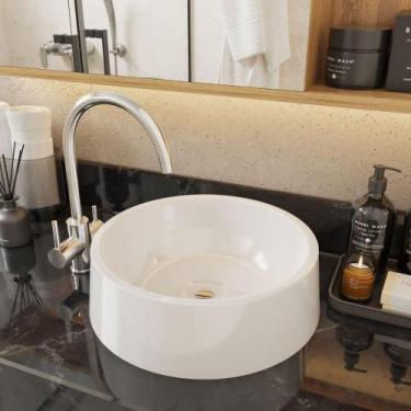 Imagem de Cuba de Apoio Movelove Luxo Design Moderno para Banheiro e Lavabo Turq