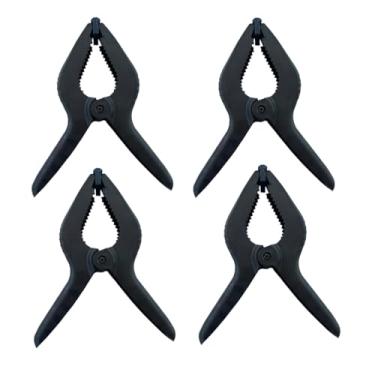 Imagem de Kit 4 Grampos Marcenaria Presilhas Multiuso Reforçado Fixa Tela Sargento2" 50MM