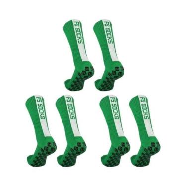 Imagem de Meias De Futebol Antiderrapantes De Silicone Quadradas Para Homens E M