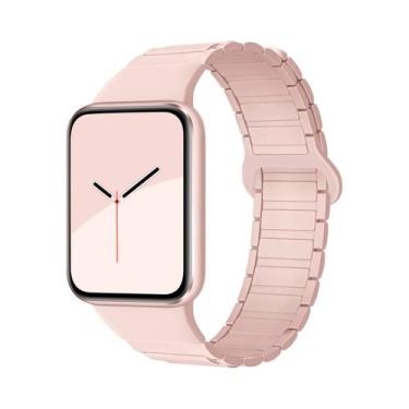 Imagem de Pulseira Magnética De Silicone Para Xiaomi MiBand 8 pro 9 pro Redmi Wa