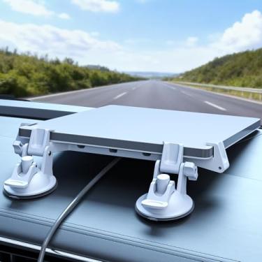 Imagem de HanCenDa Linkoostar Starlink Mini suporte para painel, Starlink Mini suporte de ventosa de carro para painel e para-brisa adequado para a maioria dos veículos e garante sinal de satélite estável