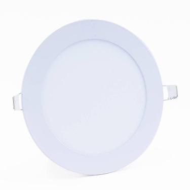 Imagem de Plafon Led Slim 24w Redondo Embutir 6500k Branco Frio Bivolt - Unidade