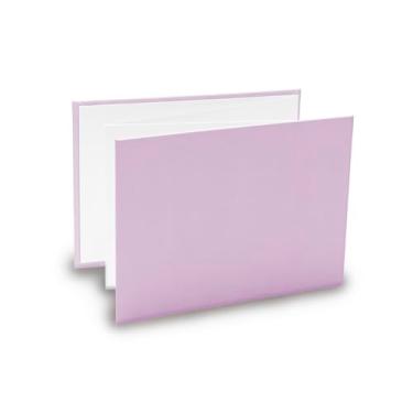 Imagem de Álbum de fotos Ical, encadernação sanfona autocolante, folhas de papel especial branco, para 6 fotos 10x15cm horizontal - linha Sanfonado - modelo lavanda - 471