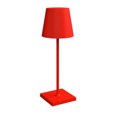 Imagem de Luminária Abajur Portátil a Bateria Led Integrado 3W 3000K Dimerizável Modelo Hera Coral Pix Iluminação