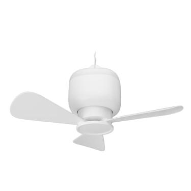 Imagem de Hyuduo Ventilador de Teto para Barraca Portátil Recarregável 8000mAh Com Controle Remoto e Lâminas Removíveis Ventilador de Acampamento Suspenso de 3 Velocidades para Barraca RV Gazebo Viagens Ao Ar