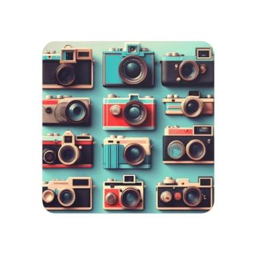 Imagem de Imãs de geladeira com impressão de coleção de câmera retrô legal para casa, cozinha, escritório, acessórios para presente diário de inauguração de casa