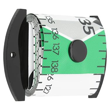 Imagem de Régua de medição de peixe fita precisa para ferramenta de medição de pesca, régua de pesca de PVC de 138 x 5 cm para pescadores (verde)