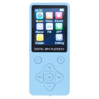 Imagem de Generic MP4 Player, Tela Colorida Fina de 1,8 Polegadas Suporta Imagens, Vídeo, Mp3 Player de Música, Bt 5.0, Livros Eletrônicos para Casa, Ao Ar Livre (Azul)
