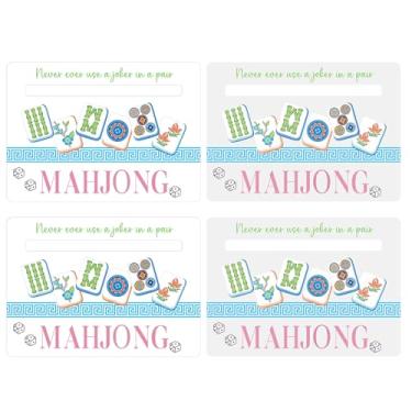 Imagem de Soulchen 4 Pcs Mahjong Tile Mixer Shufflers and Line Finder 2 in 1 for Mixing and Shuffling Tiles, Rules Helper Reader, Plastic Mahjong Accessories Gifts for Lovers Games Beginner Friendly