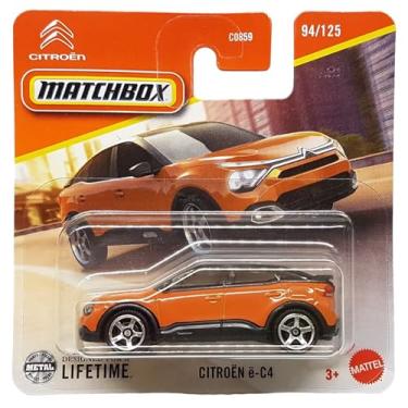 Imagem de Matchbox - Citroén é-C4 - MBX City 94/125 - JBR50 - Short Card - Orange - Superfast Lesney - Mattel 2025-1:64