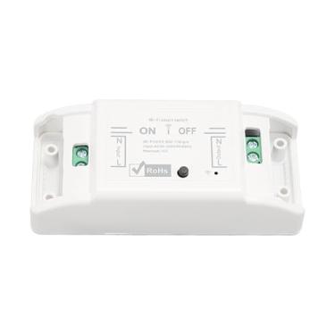 Imagem de Cryfokt Mini Interruptor Inteligente Com relé Wi-fi, à Prova de Desgaste, 8 Grupos de Tarefas de Temporização, Classificação de Incêndio V0, Módulo de Controle Remoto de Luz Sem Fio para Aplicativo
