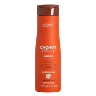 Imagem de Shampoo Cachos Naturais para Cabelos Cacheados, Limpeza Suave sem Sulfato, com Óleo de Coco e Colágeno Vegetal, 300ml