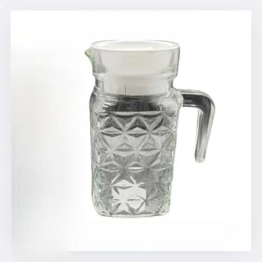 Imagem de Jarra de Vidro para Suco e Agua 500 Ml(JARRA C/TAMPA REF. 7696)