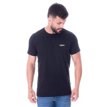 Imagem de CAMISETA MASCULINA TEXAS FARM - CM358 - DO PP AO GG - PRETO/ OFF WHITE-Masculino