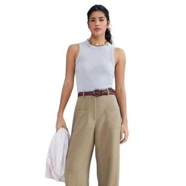 Imagem de Regata Hering Feminina Slim Em Ribana Canelada-Feminino