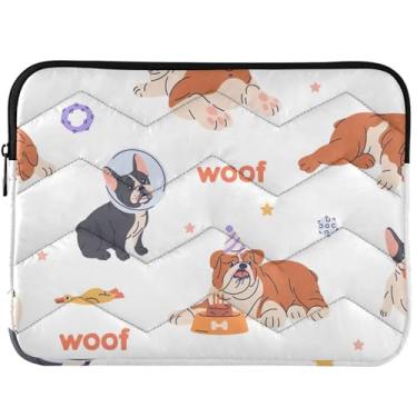 Imagem de Capa protetora para laptop com buldogue francês para MacBook Air de 13 polegadas, universal, acessórios de computador de 13 a 14 polegadas