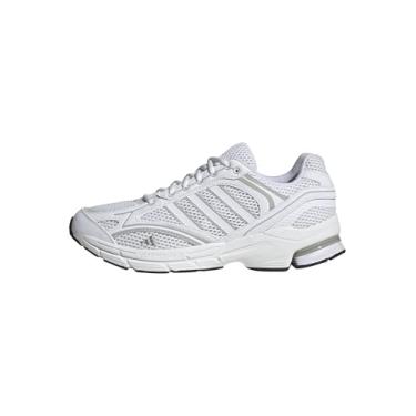 Imagem de adidas Tênis adulto unissex Spiritain 2000, Branco/Cinza, 13 Women/12 Men