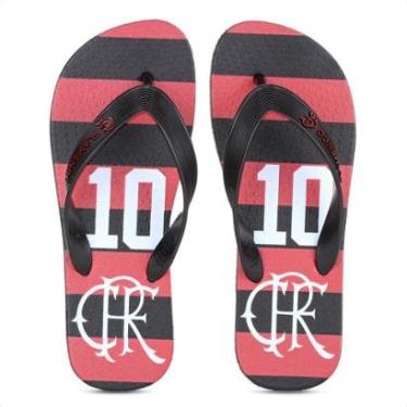 Imagem de Chinelo Flamengo Manto 81 Preto e Vermelho - Masculino-Masculino