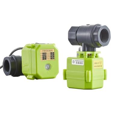 Imagem de Válvula esférica motorizada PVC 1/5.1 cm 3/10.2 cm 2.5 cm com feedback de sinal AC220v DC9v DC12v DC24v válvula de esfera elétrica para água (3/10.2 cm, 220VAC_XY-04K)