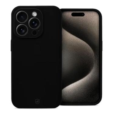 Imagem de [GL CASES] Capa iPhone 15 Pro Max Capinha iPhone 15 Promax Case Aveludada Preta Anti Impacto Reforçada Silicone Emborrachado Com Proteção De Câmera