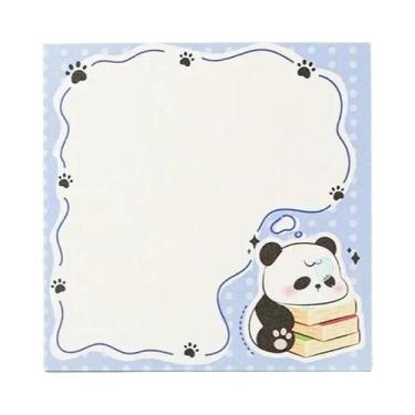 Imagem de Notas Adesivas De Panda E Porquinho-da-Índia Para Crianças, 50 Folhas,