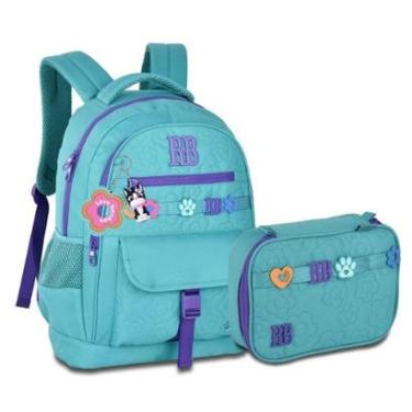 Imagem de Kit Escolar Feminino Mochila Com Estojo Box Rebecca Bonbon-Feminino