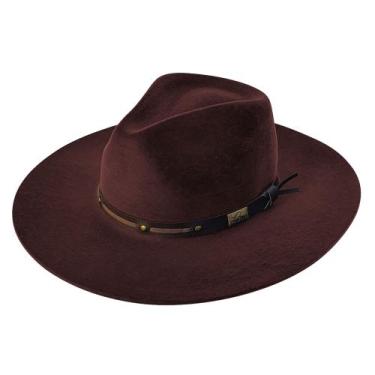 Imagem de Chapéu Country Gustavo Lima Classic 5x 2.0 Aba 8 Embaixador, Café, M