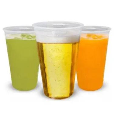 Imagem de 50 Un Copo Descartável 330ml Liso Transparente Para Drink, Cerveja, Be