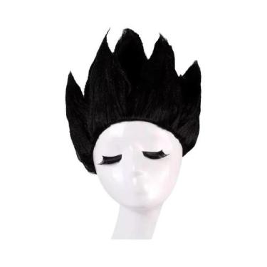 Imagem de Peruca De Fantasia Infantil Fluffy Saiyan Lianhua Dragon Ball Son Goku