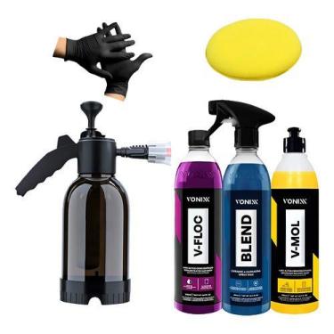 Imagem de Kit Lavagem Espuma V-floc V-mol Blend Vonixx Snow Foam