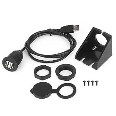 Imagem de Cabo adaptador usb macho para fêmea, painel de controle, medidor de carro, cabo usb estável, prático para carro e motocicleta