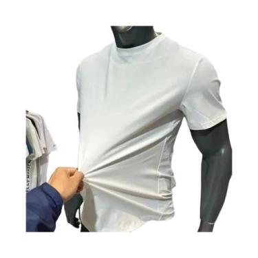 Imagem de Camiseta Masculina De Verão De Manga Curta Respirável De Secagem Rápid