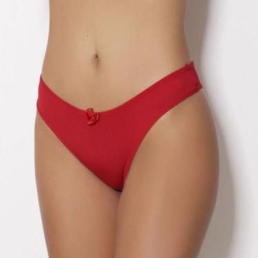Imagem de Calcinha Conforto em Microfibra Cor:RubiTamanho:M - Kit Mania Lingerie