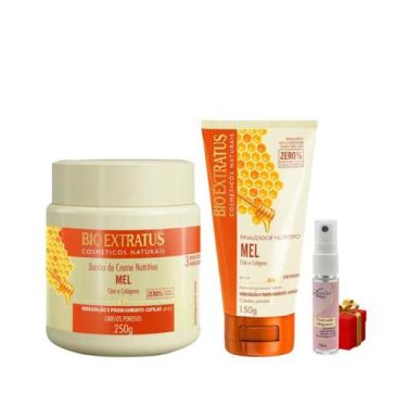 Imagem de Kit Mel finalização capilar 1 Banho de creme 250ml 1 Finalizador 150ml