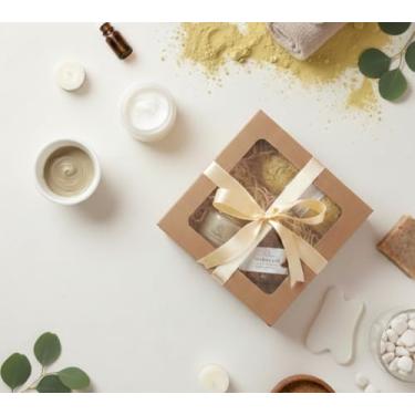 Imagem de Kit Spa Banho mini 3 Peças (Sais de Banho + Geleia de banho + Sabonete Massageador) (Maracujá & Camomila)