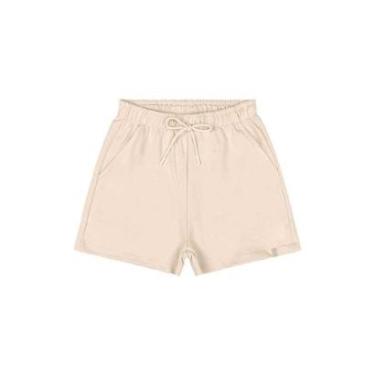 Imagem de Short Juvenil Básico em Moletom Gloss-Feminino